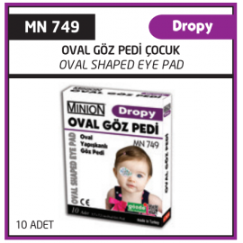 Oval Göz Pedi Çocuk 10'lu