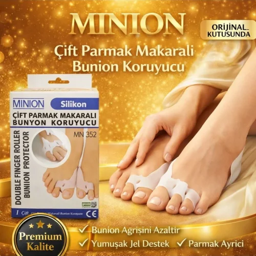 Çift Parmak Makaralı Bunyon Koruyucu