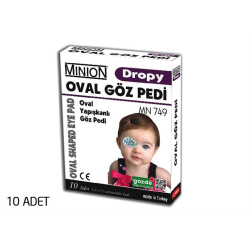 Oval Göz Pedi Çocuk 10'lu