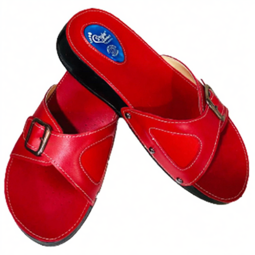 Epin Topuklu Halluks Valgus Terliği Kırmızı