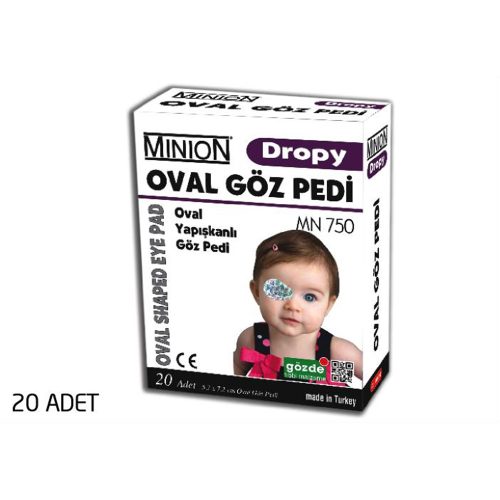 Oval Göz Pedi Çocuk 20'lik